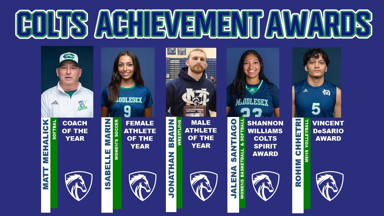 MIDDLESEX COLLEGE HOLDS FOURTH ANNUAL COLTS ACHIEVEMENT AWARDS